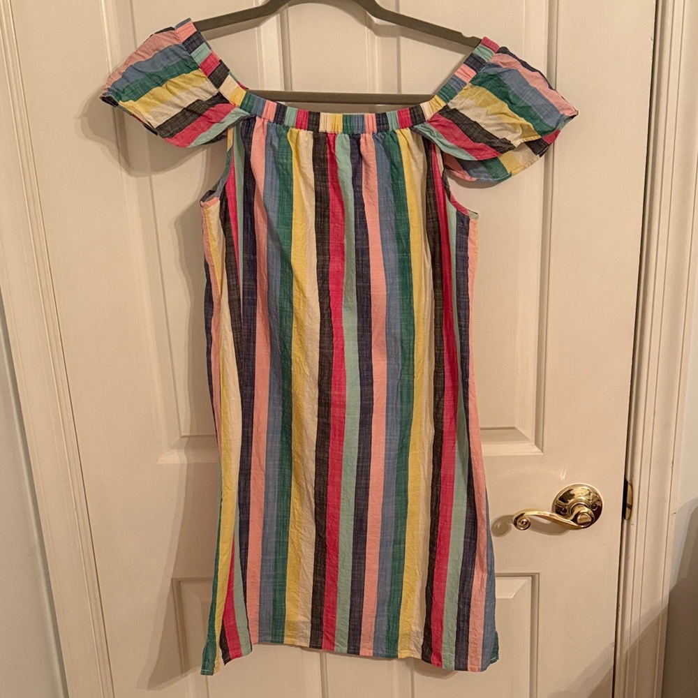 J. Crew Multicolor Striped Dress